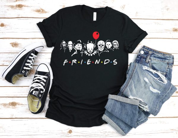 Halloween Horror Movie Killers Scary Friends Shirt