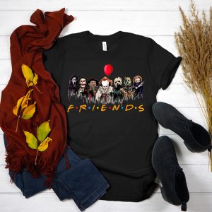 Halloween Horror Movie Killers Scary Friends T-Shirt