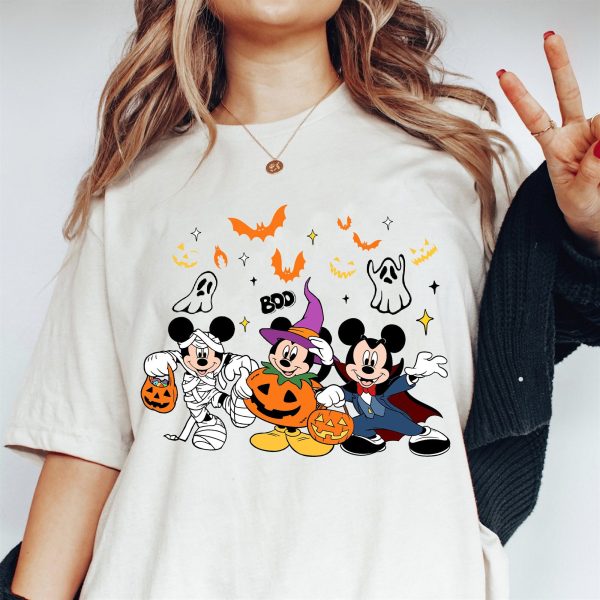 Halloween Mickey Trick Or Treat T-Shirt