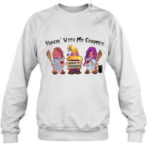 Hanging With My Gnomies Fall Halloween Witch Autumn Gift Sweatshirt