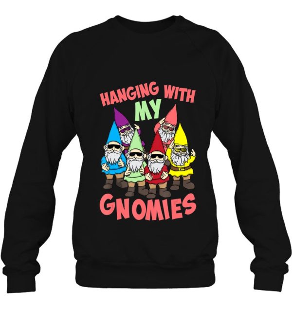 Hanging With My Gnomies Gnome Christmas Lovers Gift Sweatshirt