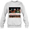 Happy Birthday Jesus Christmas Funny Theme Classic Sweatshirt