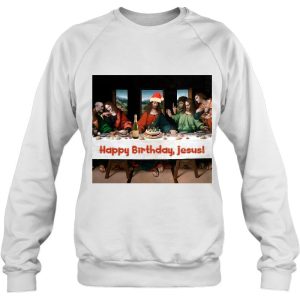 Happy Birthday Jesus Christmas Funny Theme Classic Sweatshirt