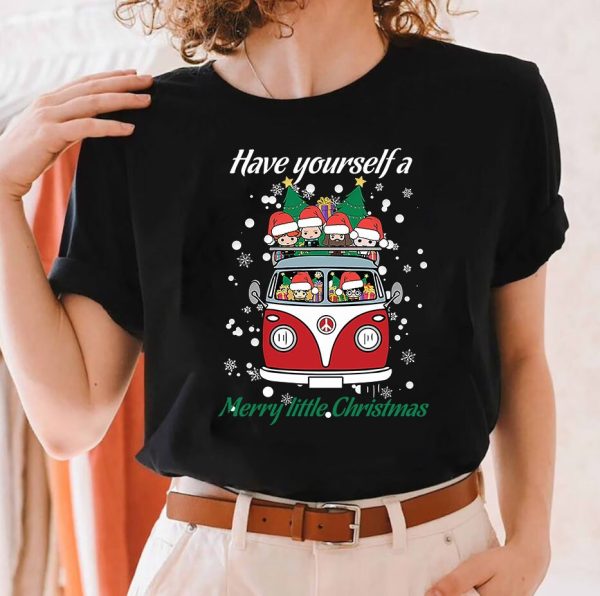 Harry Potter And Friends On Van Car Christmas Shirt