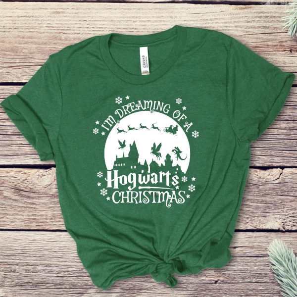 Harry Potter Hogwarts Christmas Unisex T Shirt