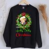 Have A Holly Dolly Christmas Wreath Vintage Funny Shirt
