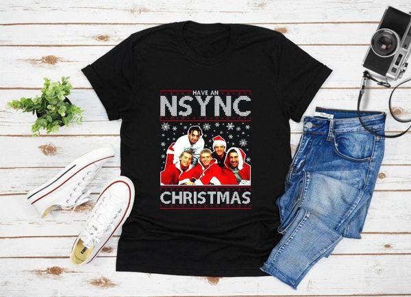 Have An NSYNC Christmas T-Shirt Gift For Fans