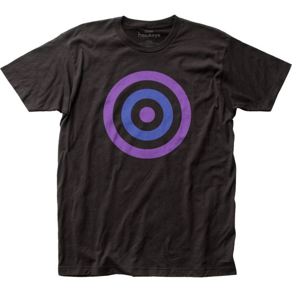 Hawkeye Bullseye Black Mens T Shirt Black