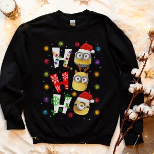 Ho Bob Minions Kevin Stuart Light Christmas Sweatshirt