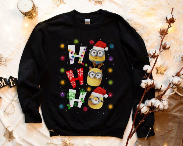 Ho Bob Minions Kevin Stuart Light Christmas Sweatshirt