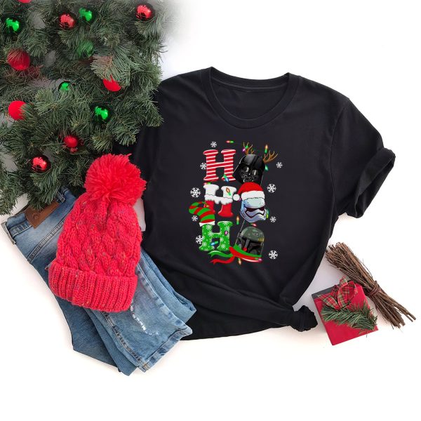 Ho Christmas Funny Dark Vader Stormtrooper Holiday Party Shirt