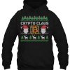 Ho Hodl Crypto Santa Claus Bitcoin Ugly Christmas Sweater Hoodie