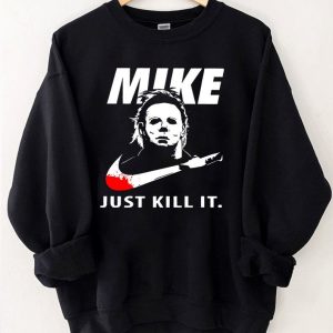 Horror Halloween Michael Myers Just Kill It Nike Inspired Movie Series Shirt