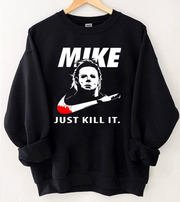 Horror Halloween Michael Myers Just Kill It Nike Inspired Movie Series Shirt