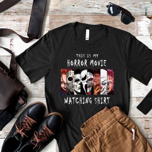 Horror Movie Watching Halloween Friends Killers Shirt