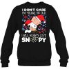 I Don’t Care I’m Young Or Old Will Always Love Snoopy Charlie Brown Christmas Sweatshirt