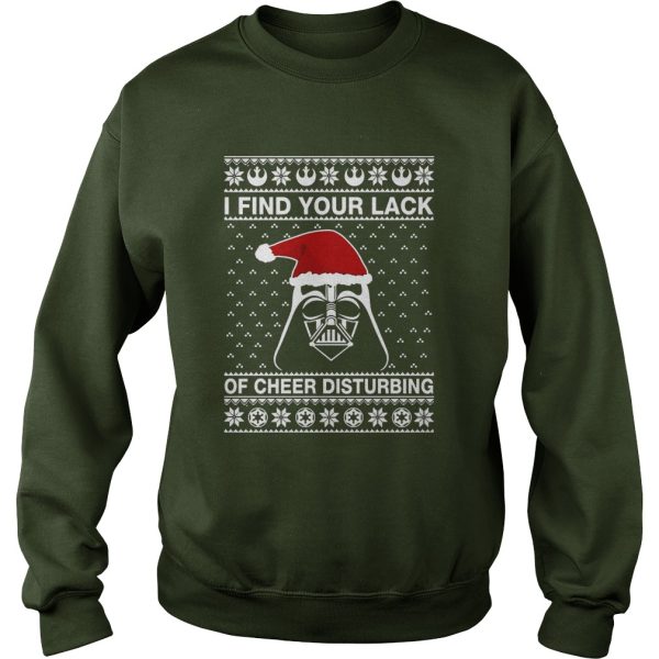 I Find Your Lack Of Cheer Disturbing Ugly Christmas Sweater