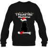 I Found This Humerus Cat Christmas Humorous Funny Sweatshirt