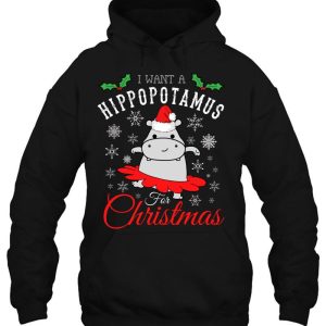 I Want A Hippopotamus For Christmas Ballet Hoodie