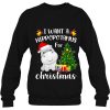 I Want A Hippopotamus For Christmas Hippo Clause Xmas Shirt