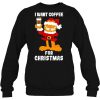 I Want Coffee For Christmas Garfield Santa Sweater Sweatshirt