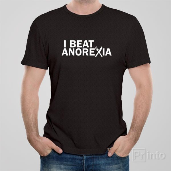 I beat anorexia – T-shirt