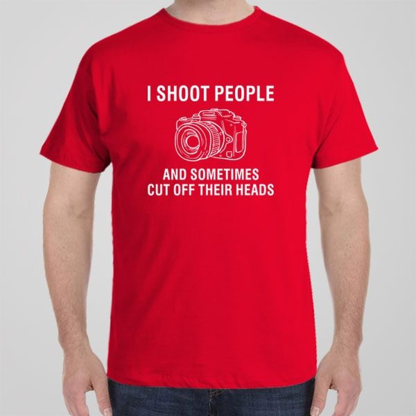 I shoot people – Photographer T-shirt