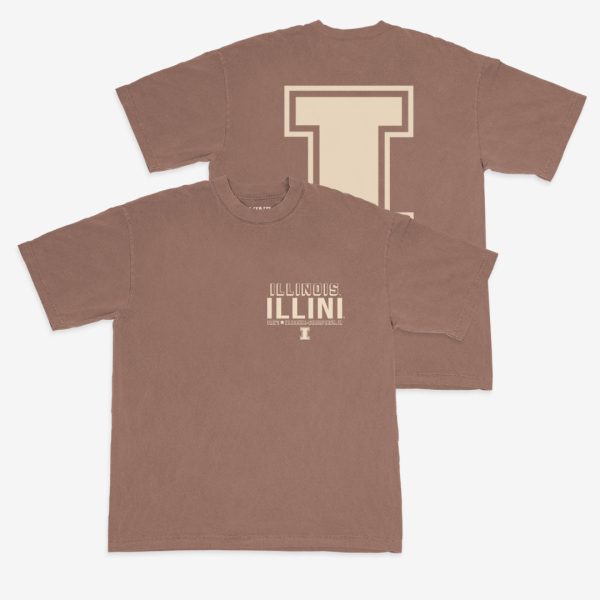 Illinois Monochromatic Logo Heavy T