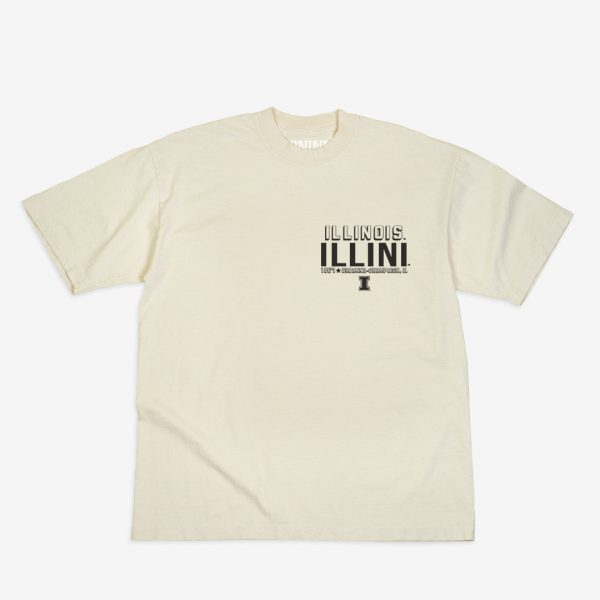 Illinois Monochromatic Logo Heavy T