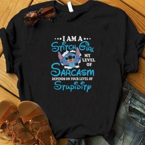 I’m A Stitch Girl Funny Disney Shirts