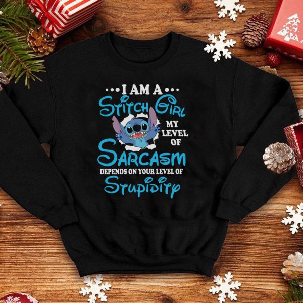 I’m A Stitch Girl Funny Disney Shirts