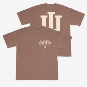 Indiana Monochromatic Logo Heavy T Indiana Monochromatic Logo Heavy T