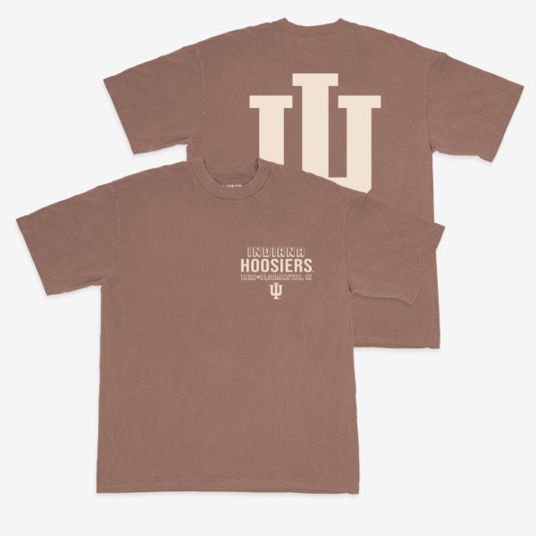 Indiana Monochromatic Logo Heavy T