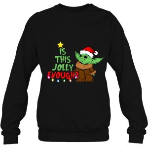 Is This Jolly Enough Baby Yoda Christmas Funny Shirts For Babies
