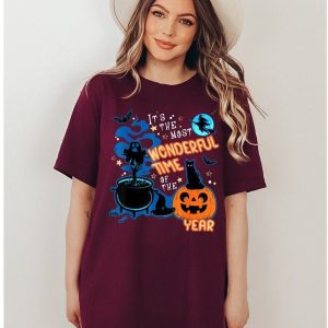 It’s The Most Wonderful Time Of Year Black Cat Halloween Shirt