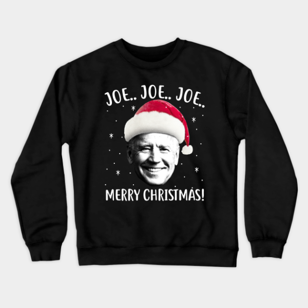 Joe Biden Christmas Santa Hat Funny Gift Sweatshirt