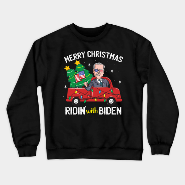 Joe Biden Christmas Truck Funny Gift Sweatshirt