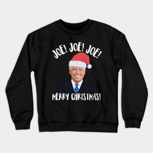 Joe Biden President Santa Hat Christmas Funny Sweatshirt