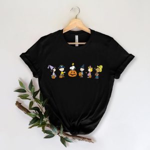 Junk Food Peanuts Halloween Snoopy Charlie Brown Shirt
