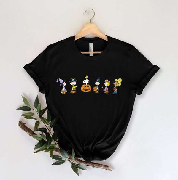 Junk Food Peanuts Halloween Snoopy Charlie Brown Shirt