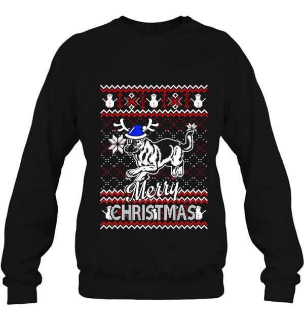 K9 Police Dog Merry Christmas Ugly Sweater Shirt