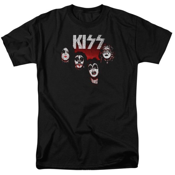 KISS 1974 Mens T Shirt Black