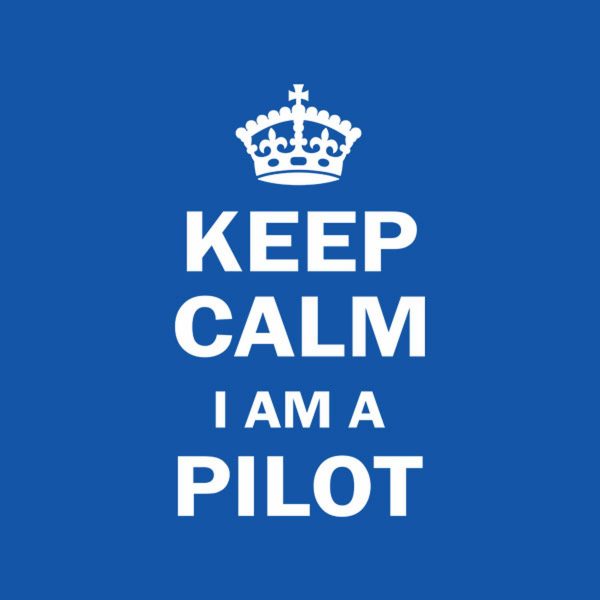 Keep calm I am a pilot – T-shirt