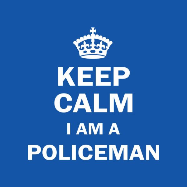 Keep calm I am a policeman – T-shirt