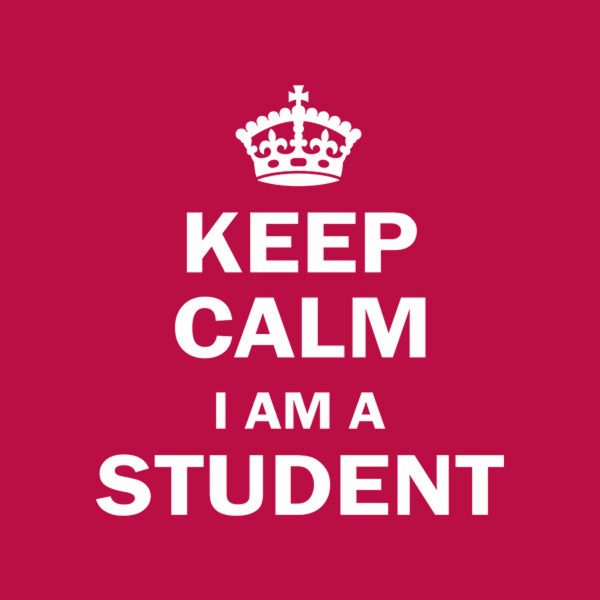 Keep calm I am a student – T-shirt