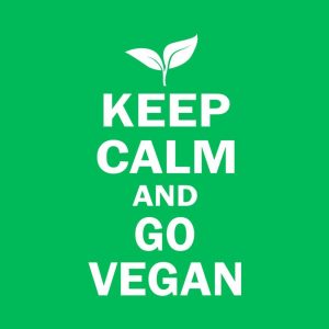 Keep calm and go Vegan – T-shirt