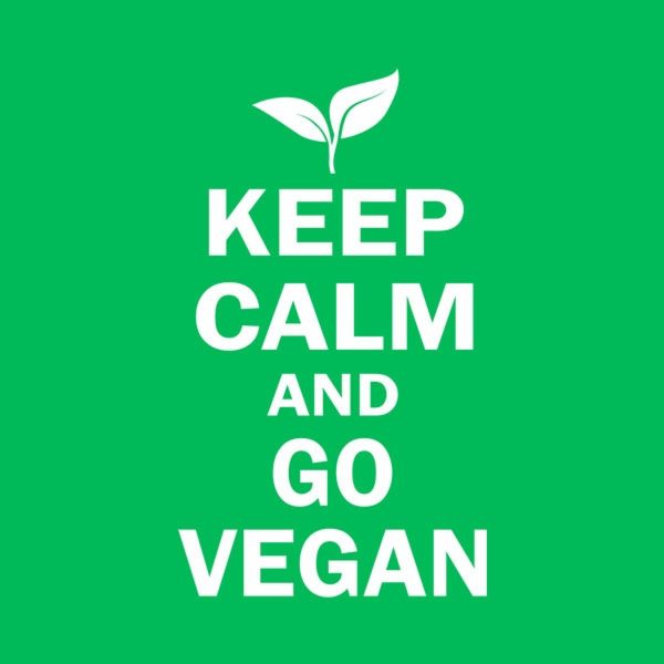 Keep calm and go Vegan – T-shirt