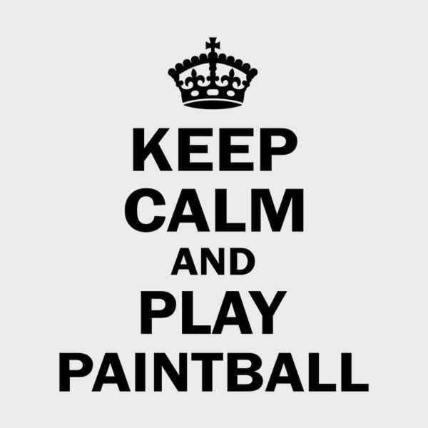 Keep calm and play paintball – T-shirt