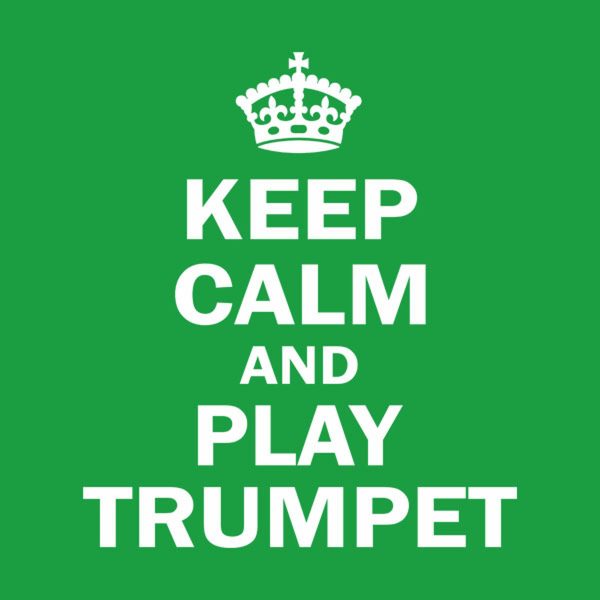 Keep calm and play trumpet – T-shirt