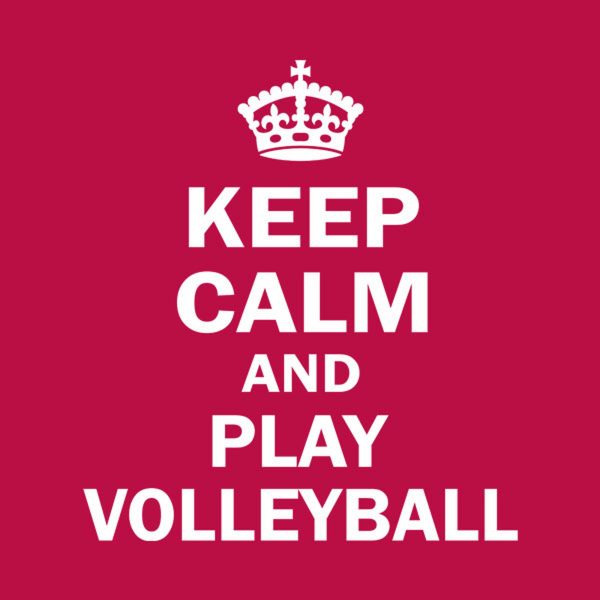 Keep calm and play volleyball – T-shirt